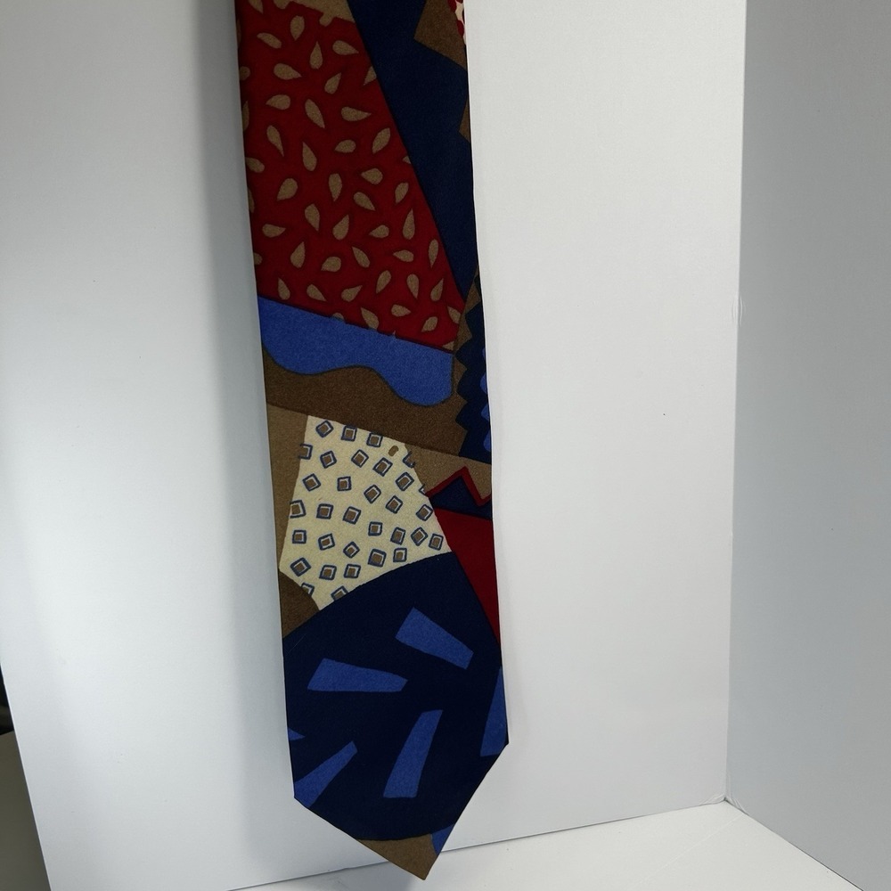 Giorgio Brazilini Men Dress Silk Tie 3.75" wide 60" long Made in Italy - Picture 4 of 5